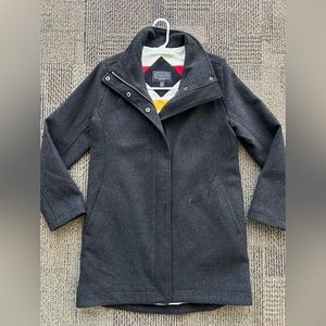 Pendleton wool trench coat